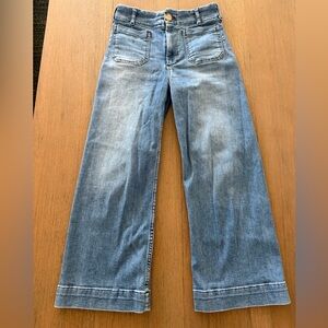 Maeve Light Blue Wide-Leg Jeans